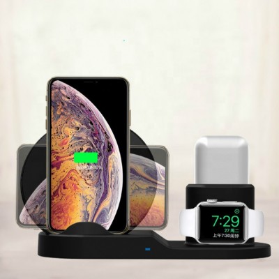 dropshipping trending products N30 3 in 1 qi wireless charger charging dock  for iphone