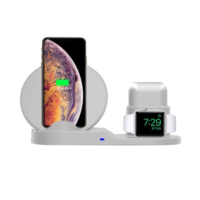 N30 3 in 1 Wireless Charger Stand Station 10W 7.5W Fast Wireless Charging Dock for iPhone apple watch